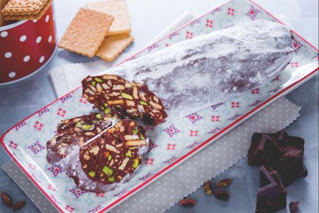 Saucisson au chocolat sans œufs