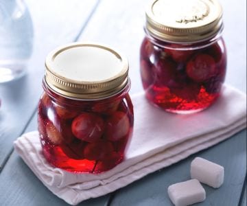 Cerises à l'eau-de-vie