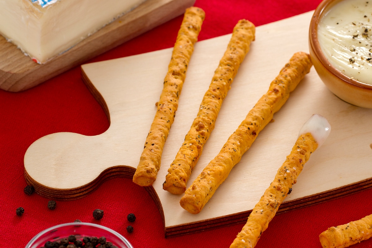 Sfilati avec fondue au poivre noir