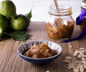 Confiture de figues et amandes