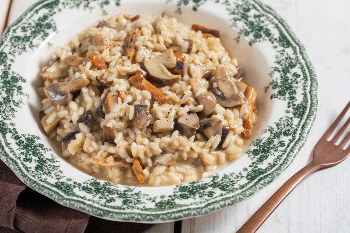 Risotto aux champignons