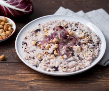 Risotto au radicchio et gorgonzola