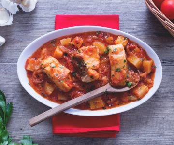 Morue à la livournaise