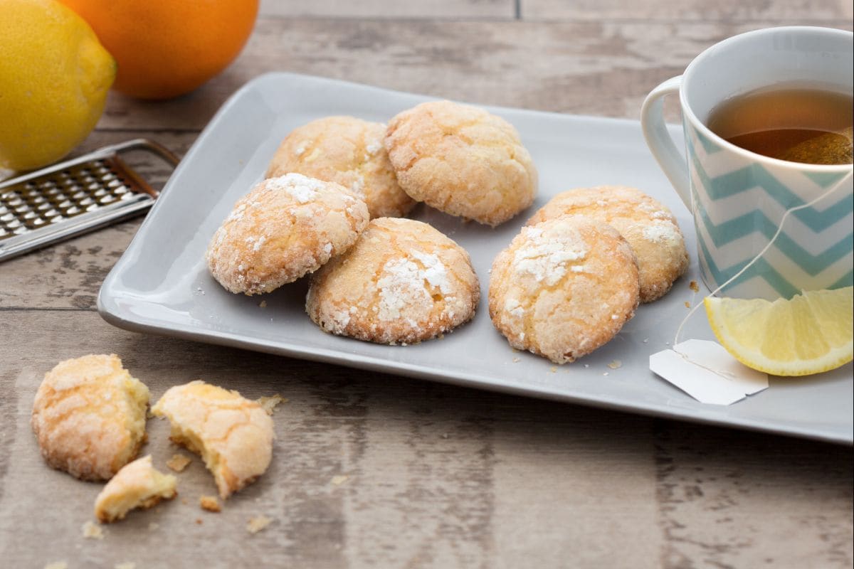 Biscuits moelleux citron et orange