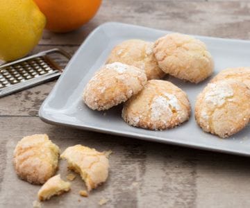 Biscuits moelleux citron et orange