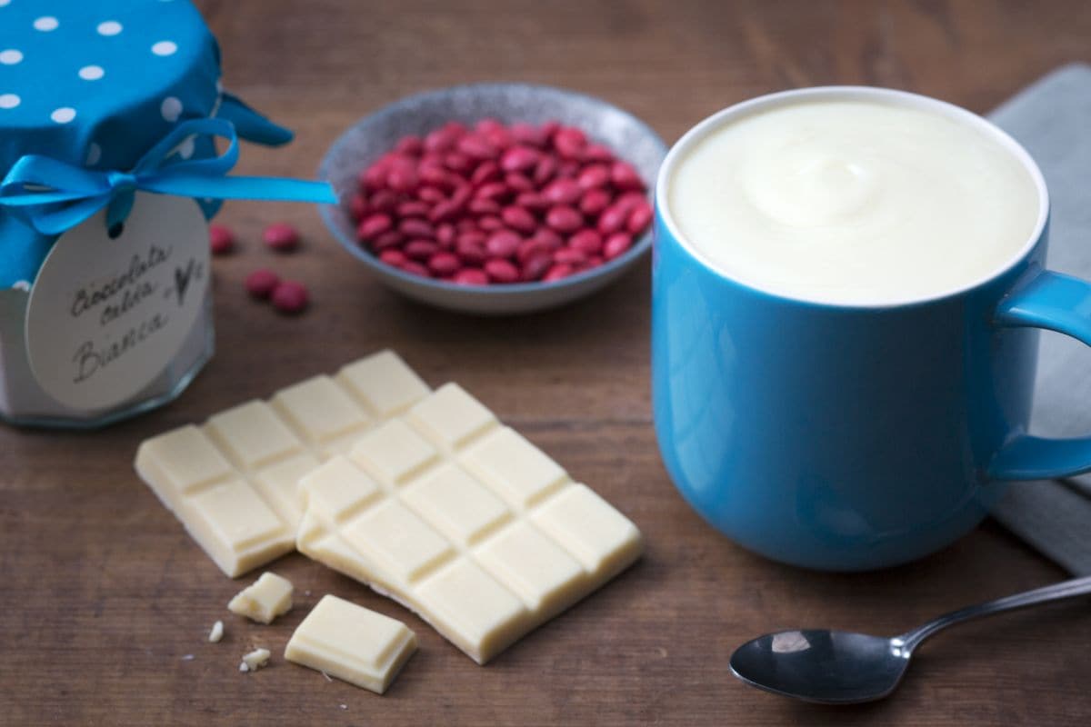 Chocolat chaud blanc