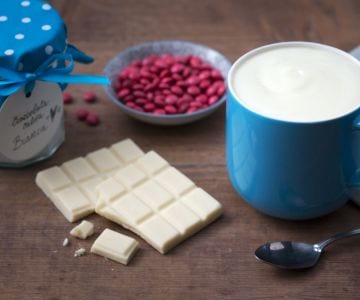 Chocolat chaud blanc