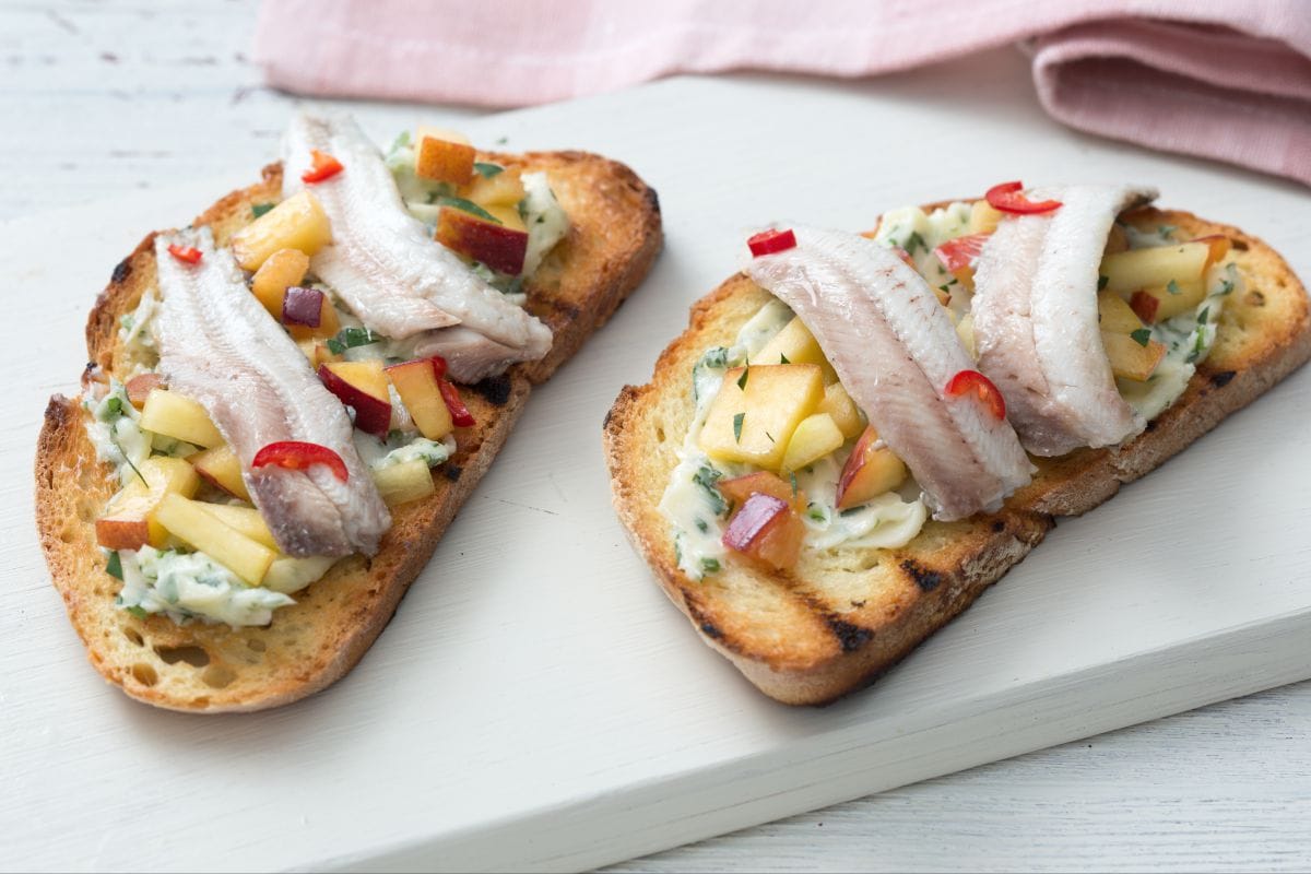 Crostini beurre et sardines
