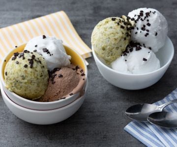 Glace au lait de coco sans sorbetière