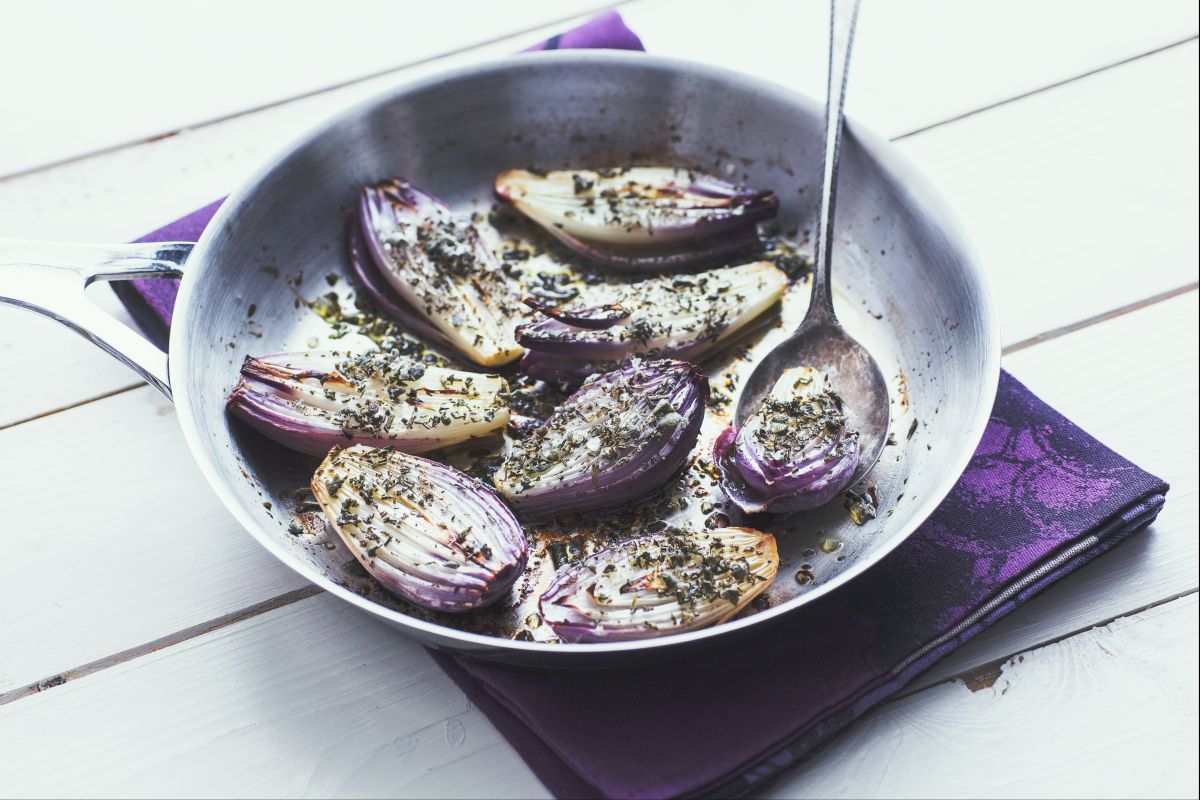 Oignons de Tropea au four