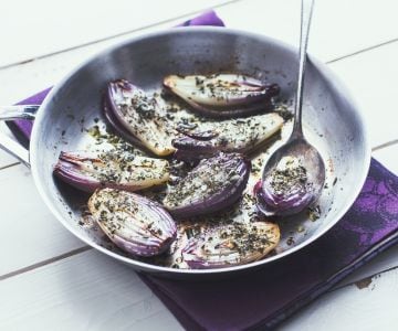 Oignons de Tropea au four
