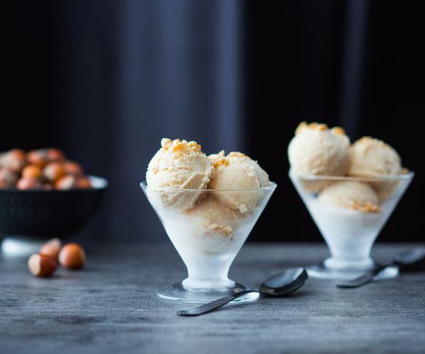 Sorbet aux noisettes