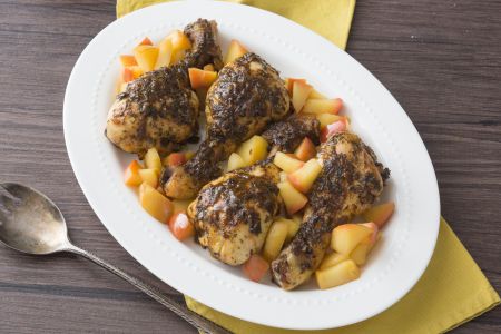 Cuisses de poulet au four avec pommes