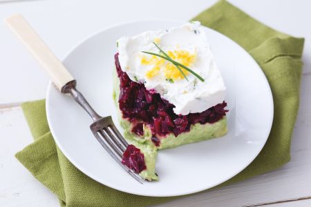 Tartare de betterave et avocat