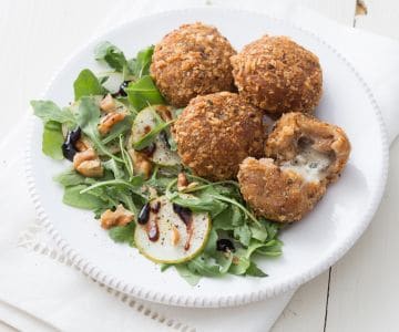 Boulettes poires et Bleu de chèvre