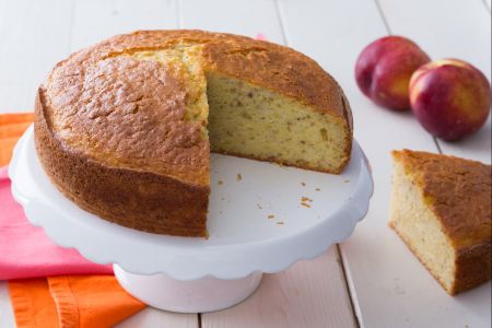 Gâteau aux pêches
