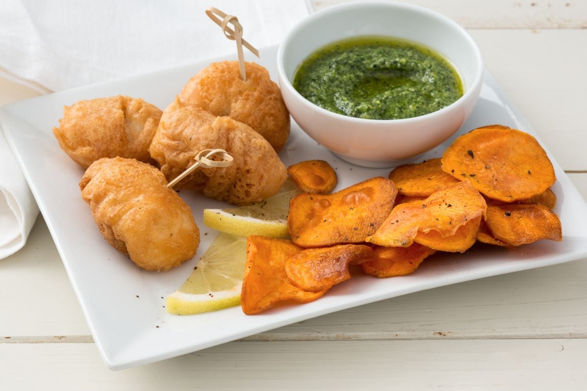 Fish and chips de lotte