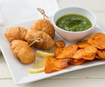 Fish and chips de lotte