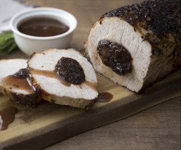 Rôti de porc aux pruneaux