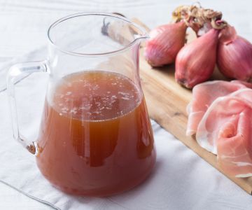 Bouillon de jambon cru