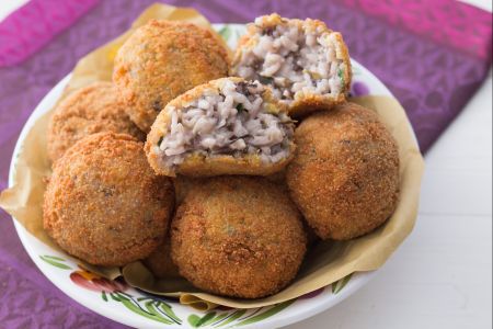 Supplì radicchio et gorgonzola