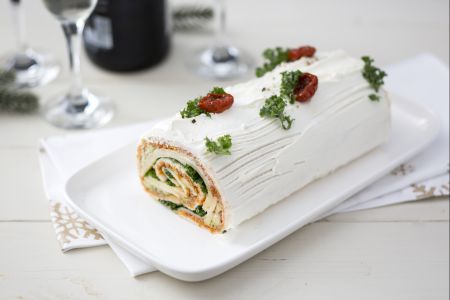 Bûche salée végétarienne