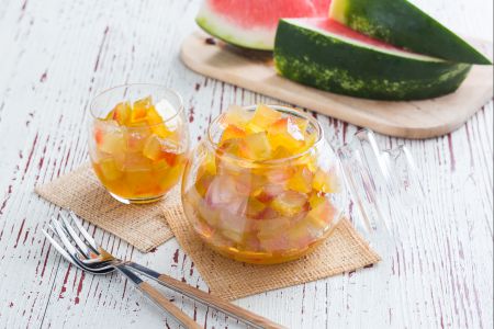 Pastèque confite (Gliko shalqini)