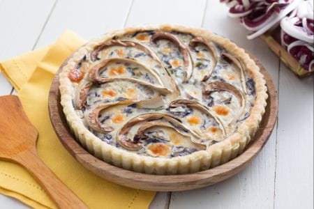 Tarte salée au radicchio