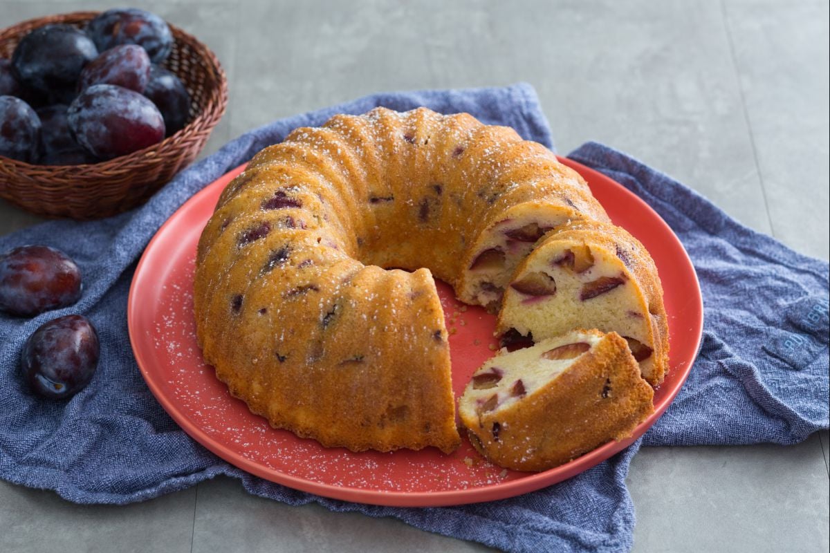 Gâteau aux prunes