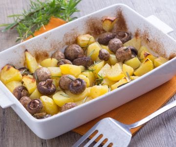 Champignons et pommes de terre