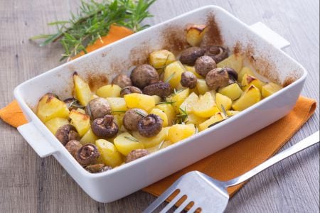 Champignons et pommes de terre