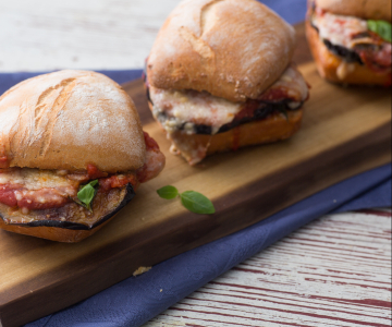 Parmigiana dans le sandwich