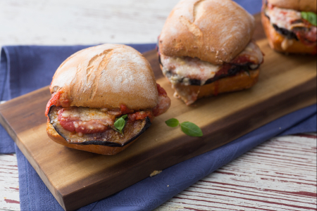 Parmigiana dans le sandwich