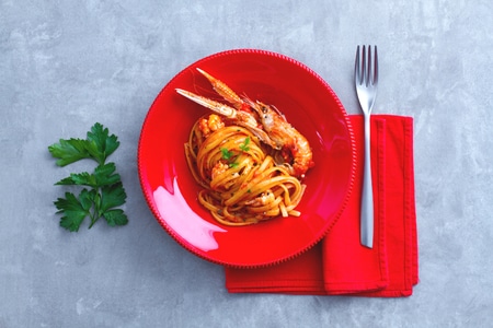 Linguine aux langoustines