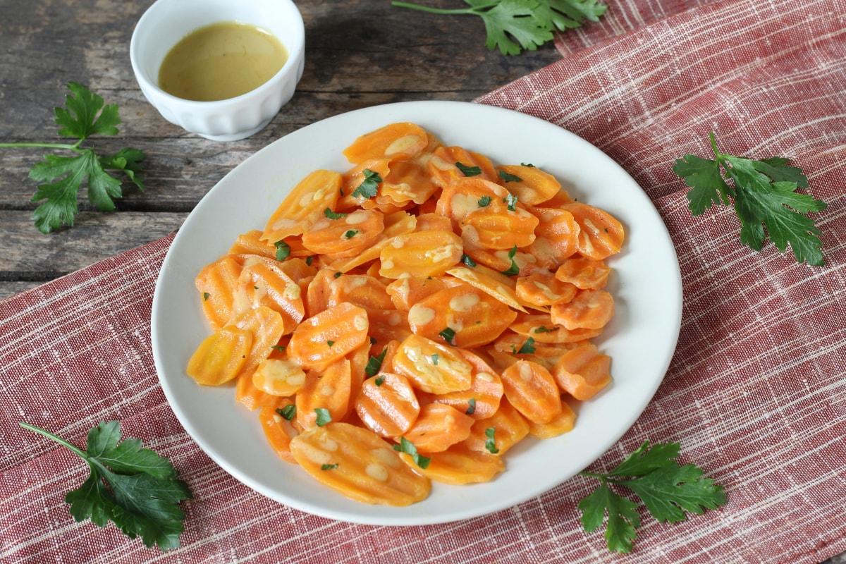 Carottes à la moutarde