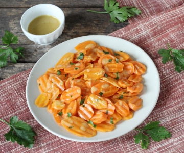 Carottes à la moutarde