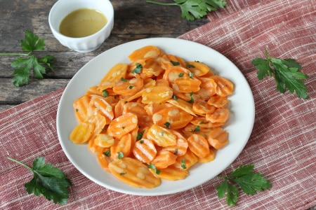 Carottes à la moutarde