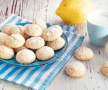 Biscuits moelleux au citron sans gluten