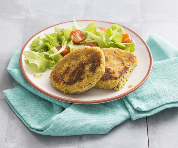 Côtelette de courgettes et scamorza
