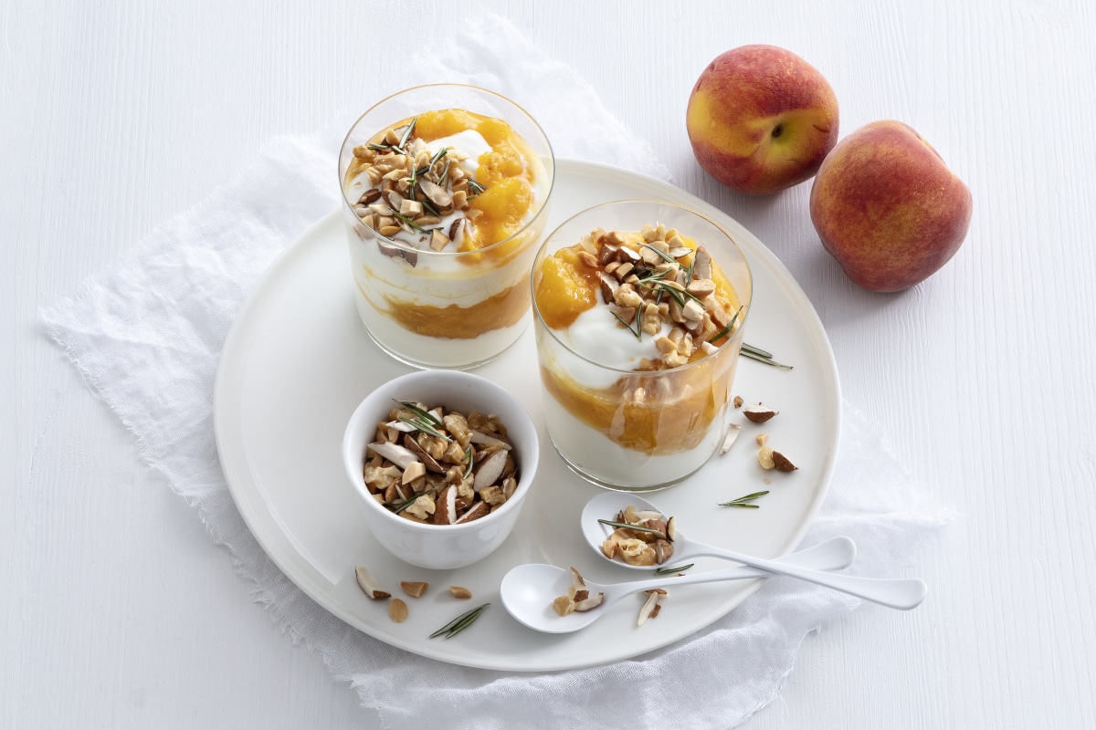 Verrines aux abricots et robiola