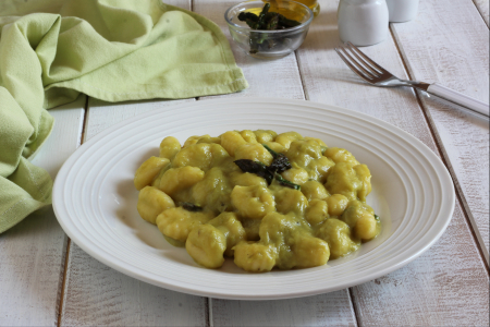Gnocchi à la crème d'asperges