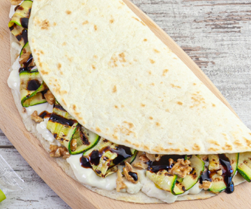 Piadina aux courgettes et stracchino