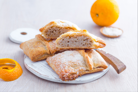 Feuilletés de riz sucrés