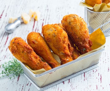 Poulet frit au Grana Padano