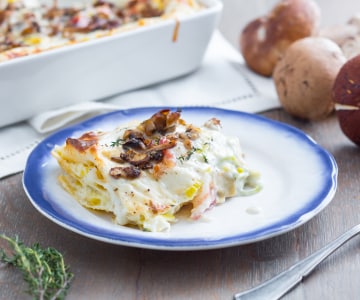 Lasagnes aux champignons