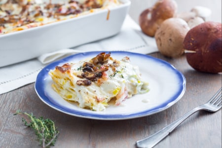 Lasagnes aux champignons