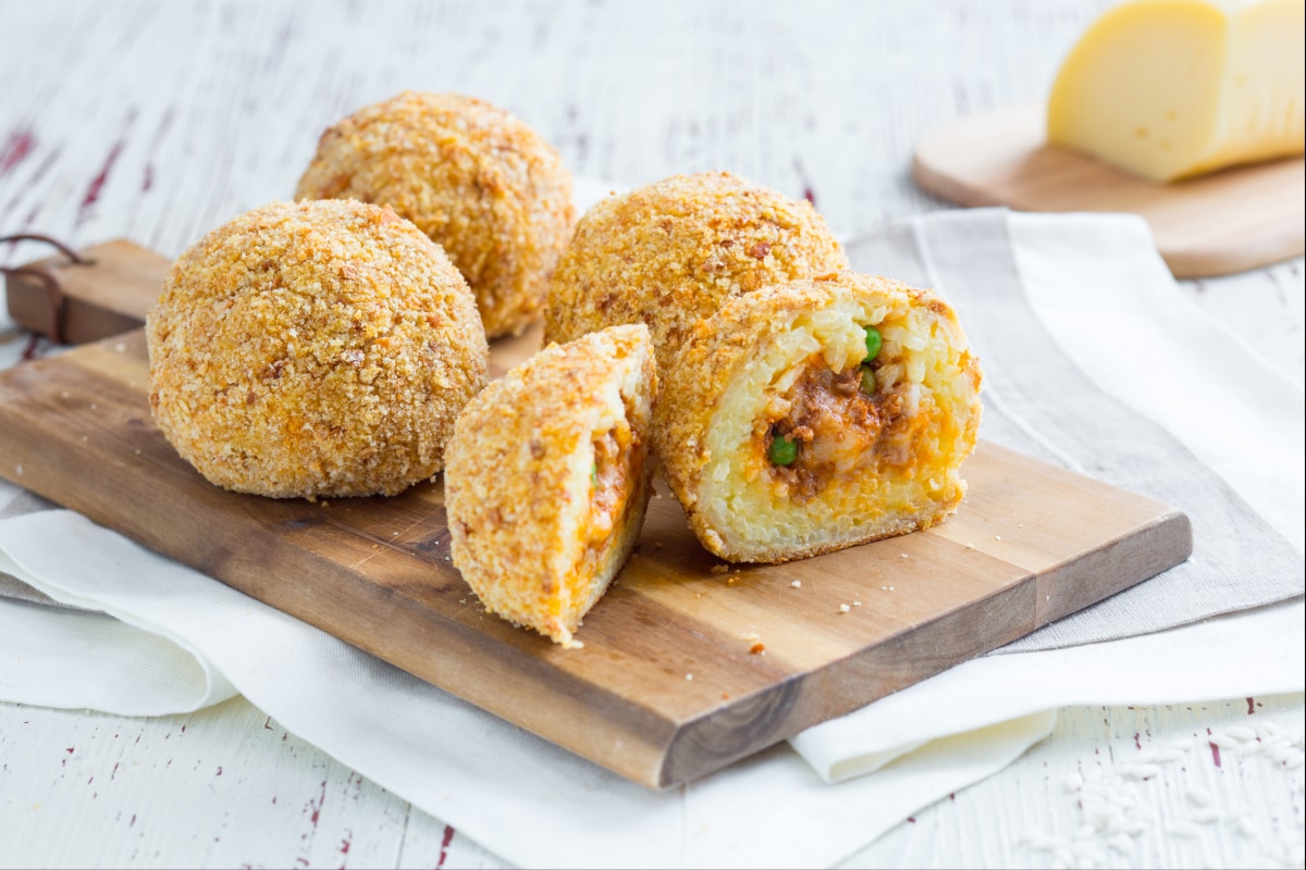 Arancini de riz au four