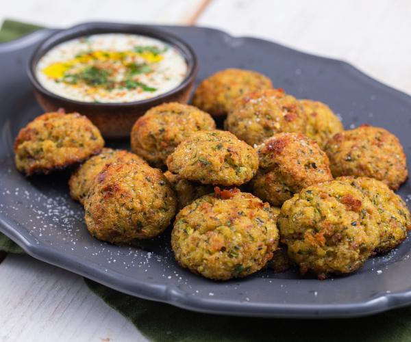 Boulettes de courgettes au four