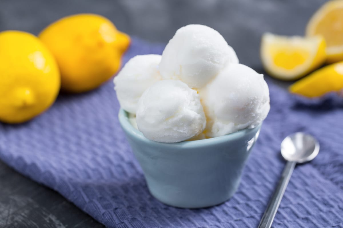 Glace au citron