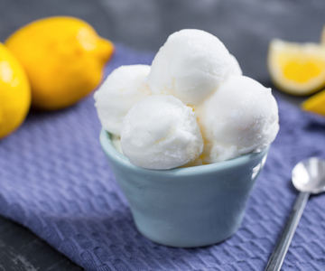 Glace au citron